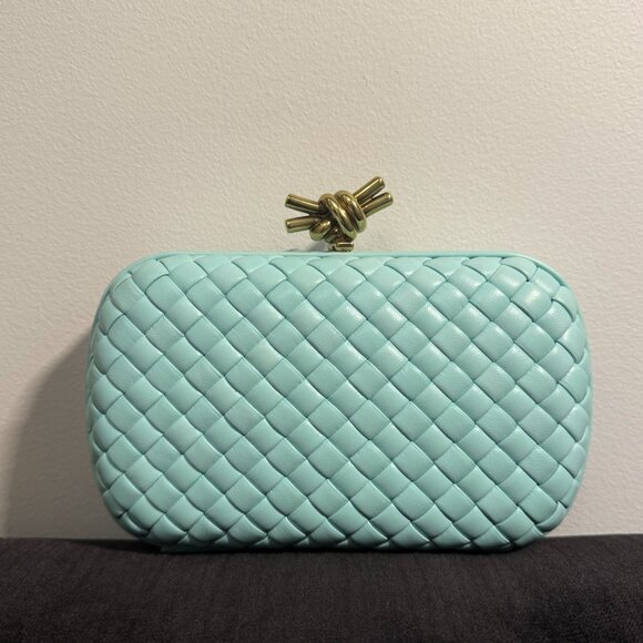 Bottega Veneta Knot Intrecciato Leather Miniaudiere Clutch - Picture 5 of 10
